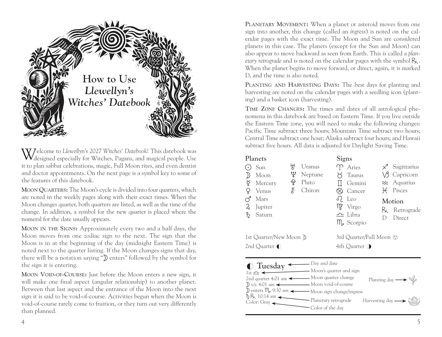 LLEWELLYN'S 2027 WITCHES' DATEBOOK