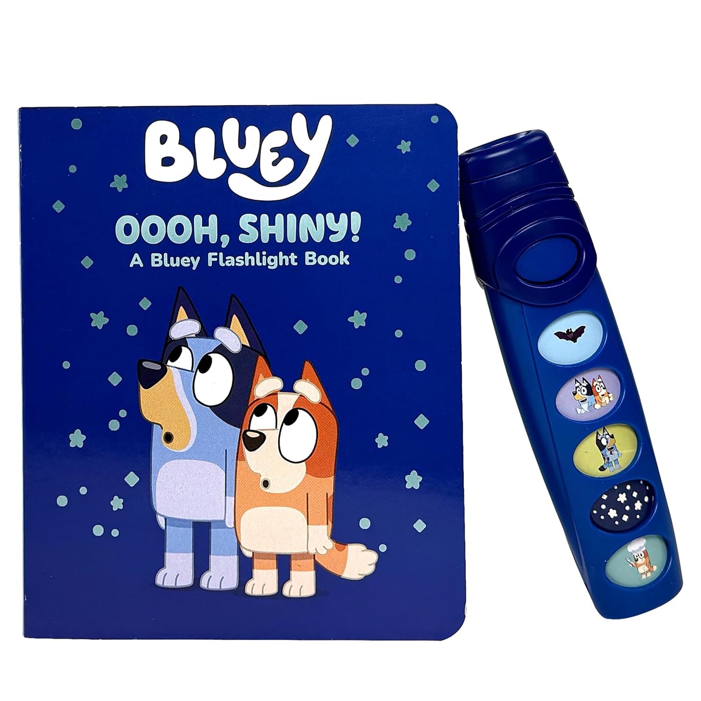 OOOH, SHINEY! A BLUEY FALSHLIGHT BOOK (COMES WITH FLASHLIGHT!)
