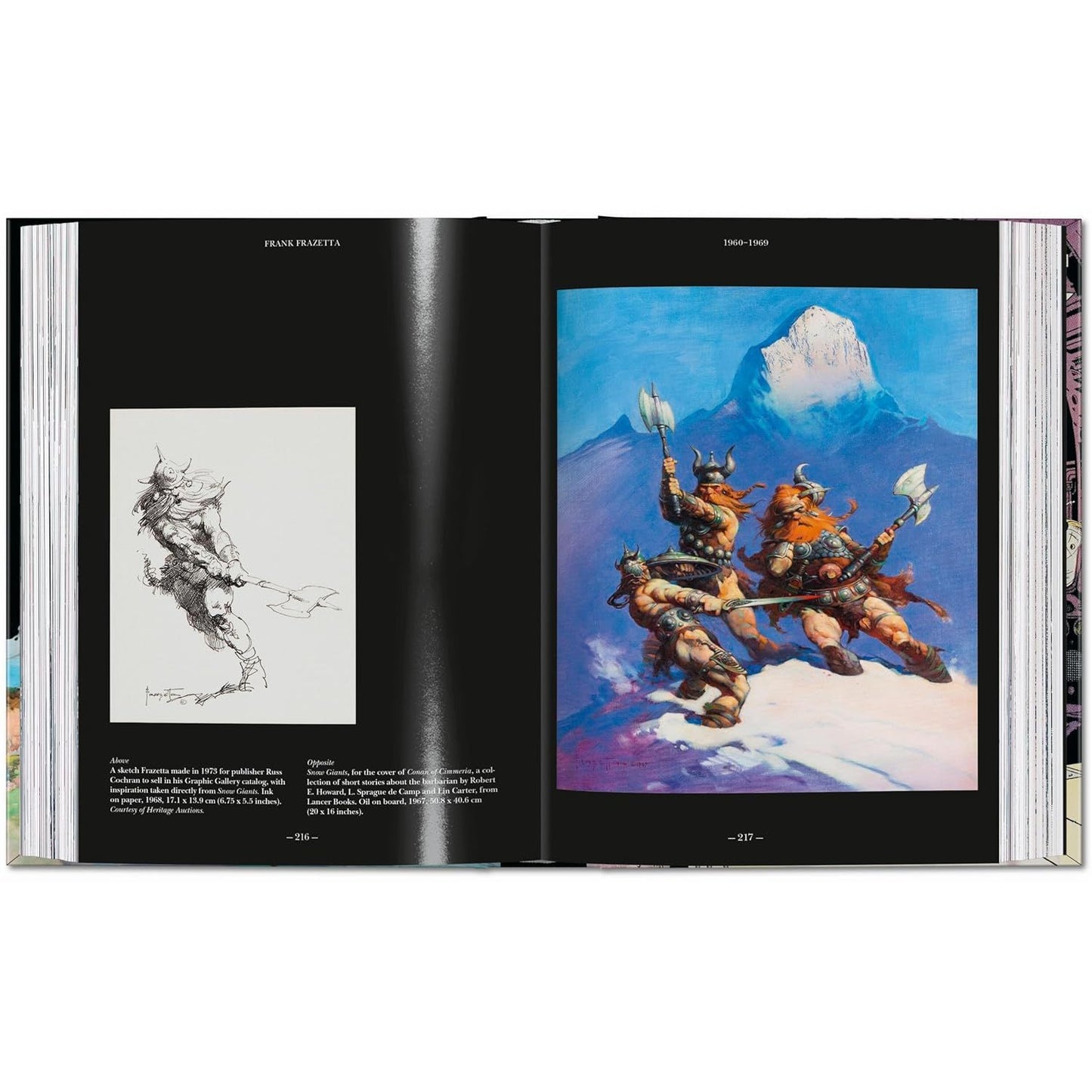THE FANTASTIC WORLDS OF FRANK FRAZETTA BY TASCHEN