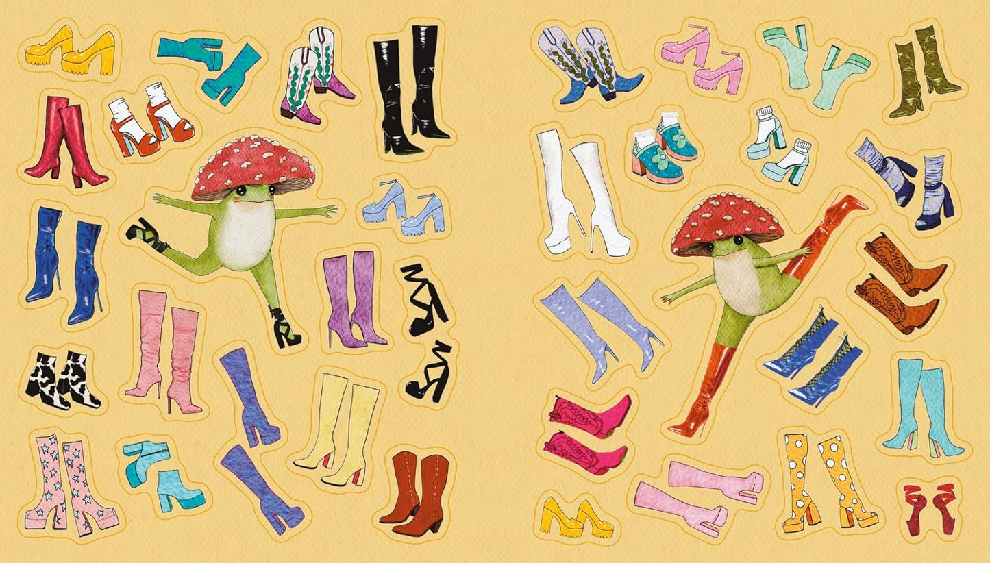 THE LITTLE FROG STICKER BOOK BY MAYBELLE EEQUAY