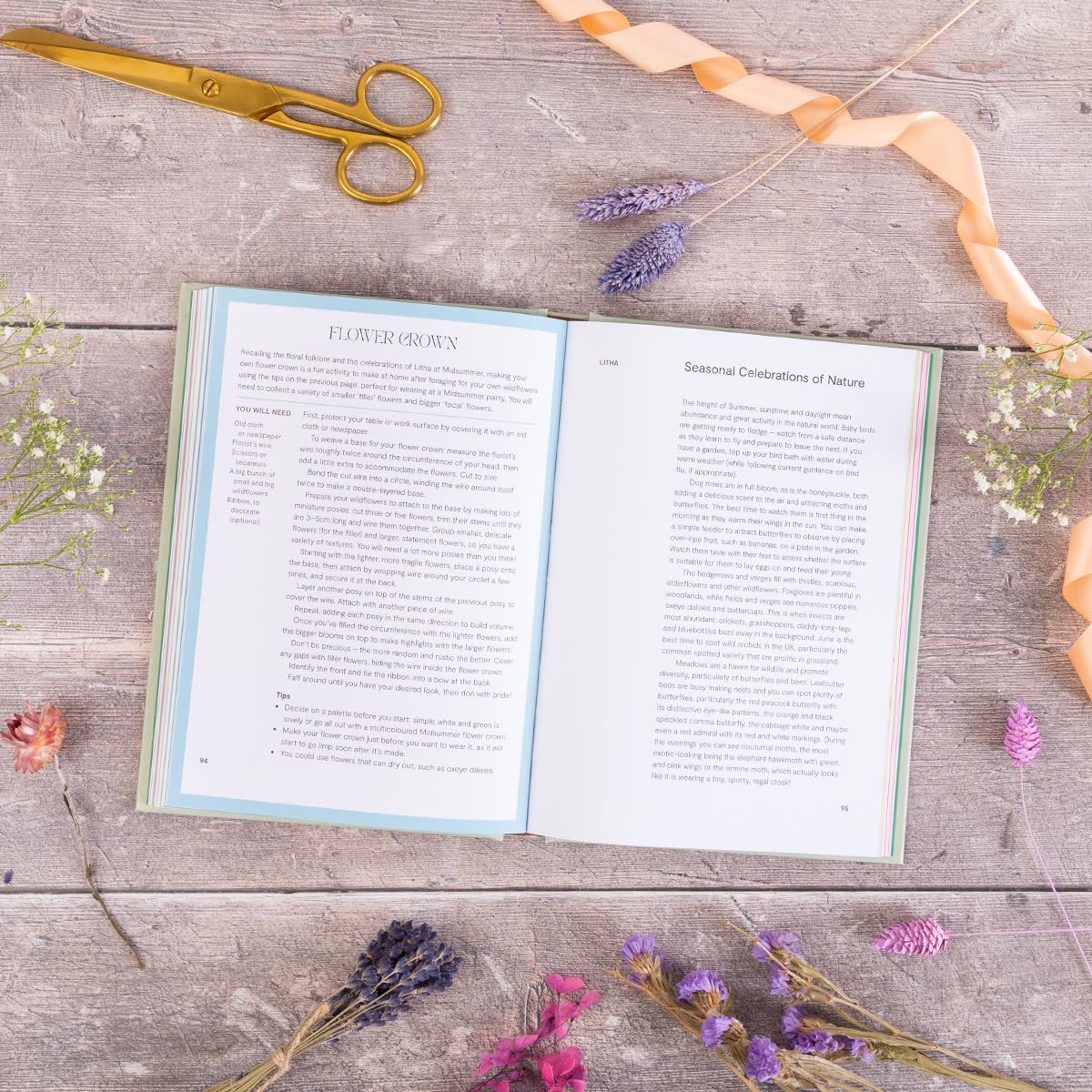 SLOW SEASONS: A CREATIVE GUIDE TO RECONNECTING WITH NATURE THE CELTIC WAY BY ROSIE STEER