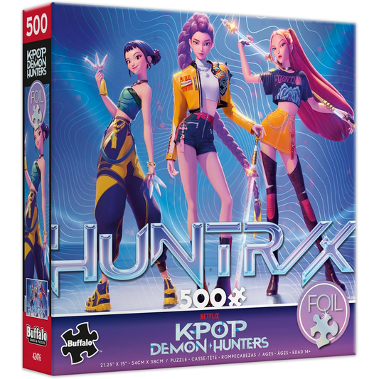 K-POP DEMON HUNTERS HUNTRIX 500PC FOIL PUZZLE