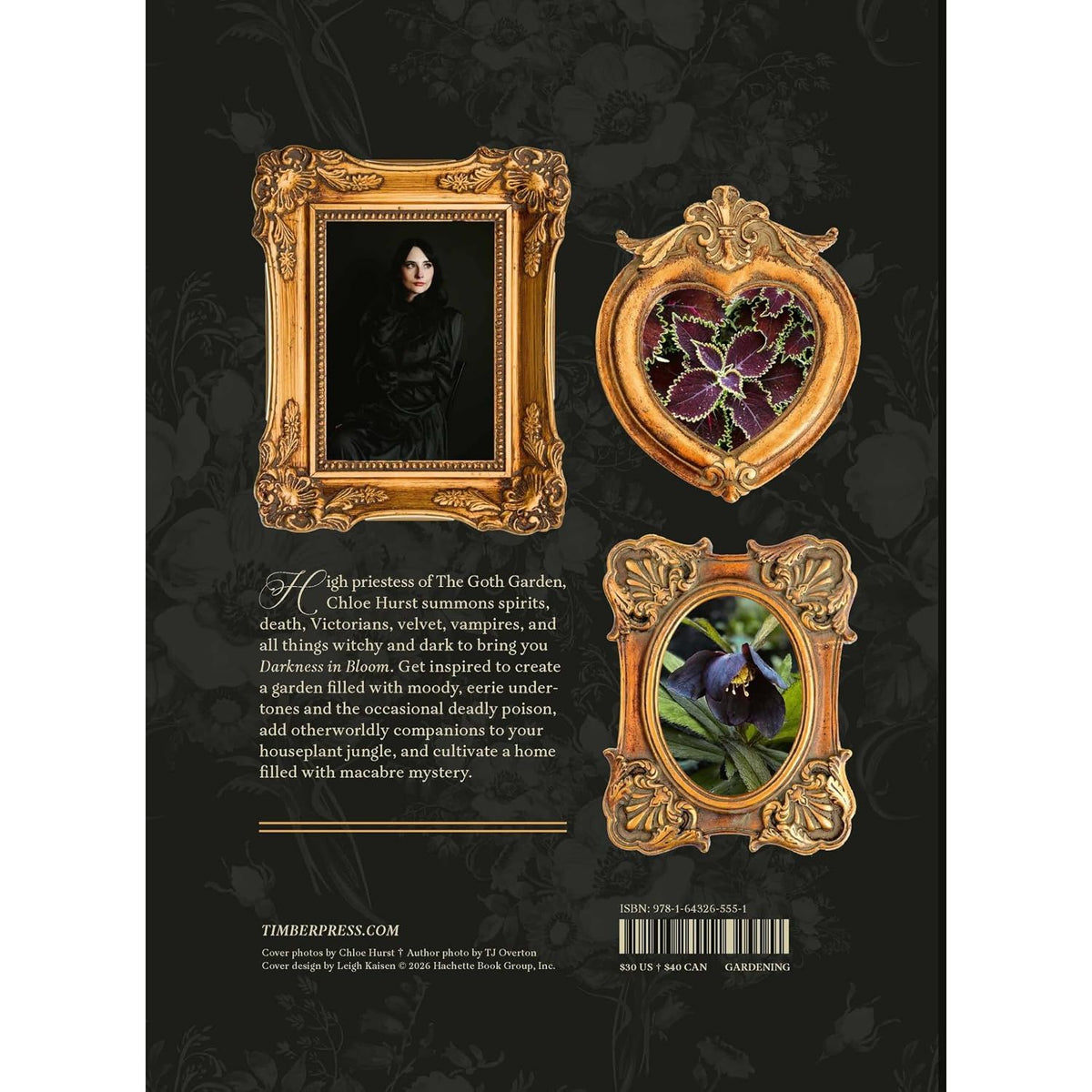 DARKNESS IN BLOOM: A GOTHIC GUIDE TO DRAMATIC AND MOODY PLANTS BY CHLOE HURST