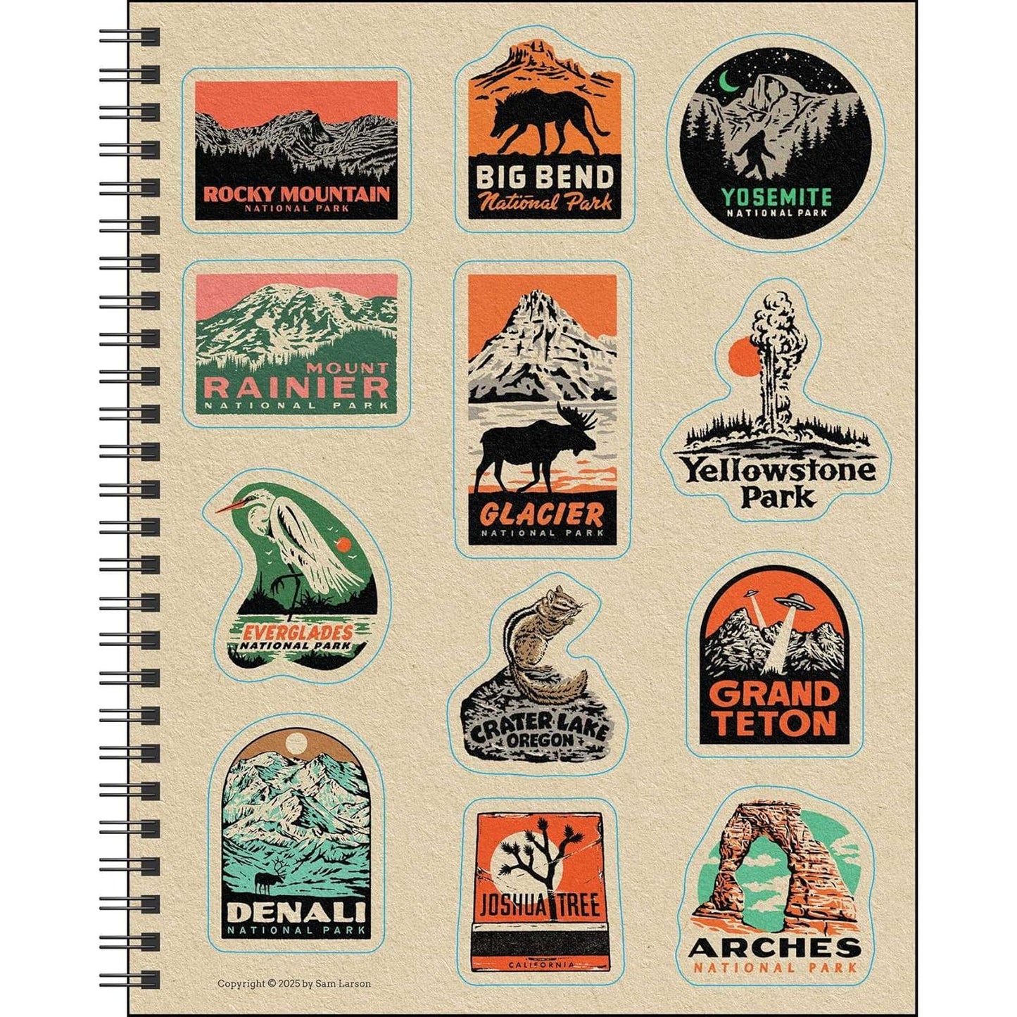 PARANORMAL PARKS WEEKLY PLANNER 2026