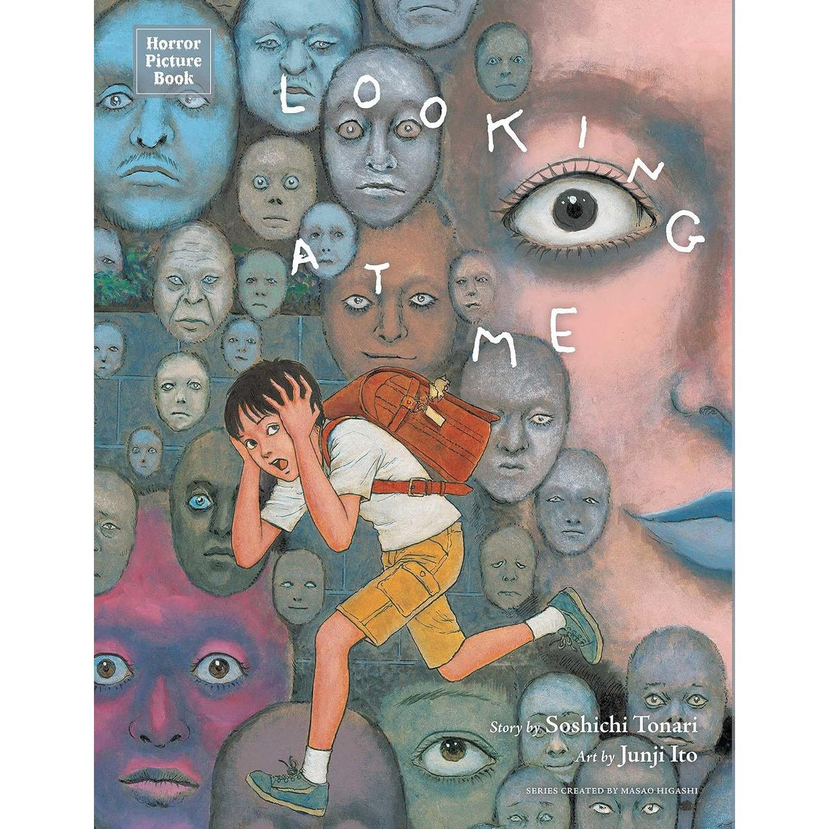LOOKING AT ME HORROR PICTURE BOOK BY SOSHICHI TONARI AND JUNJI ITO