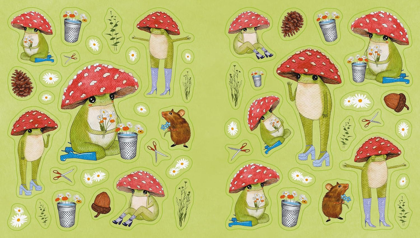 THE LITTLE FROG STICKER BOOK BY MAYBELLE EEQUAY