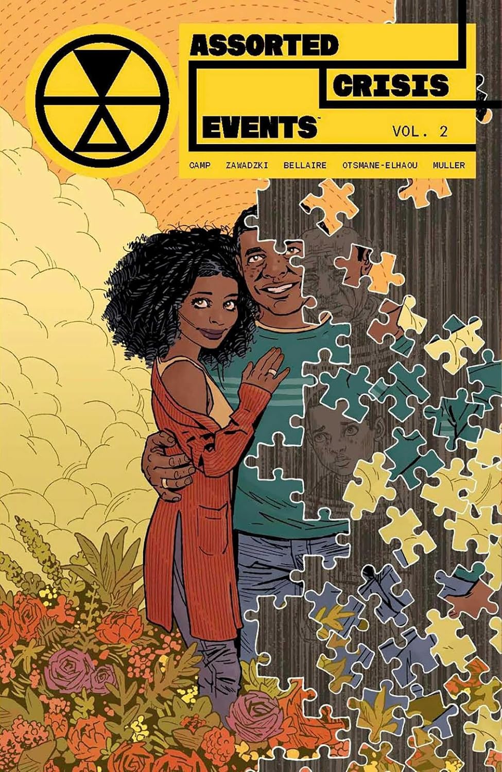 ASSORTED CRISIS EVENTS VOLUME 2 BY DENIZ CAMP, ILLUSTRATED BY ERIC ZAWDZKI, JORDIE BELLAIRE, HASSAN OTSMANE-ELHAOU, AND TOM MULLER