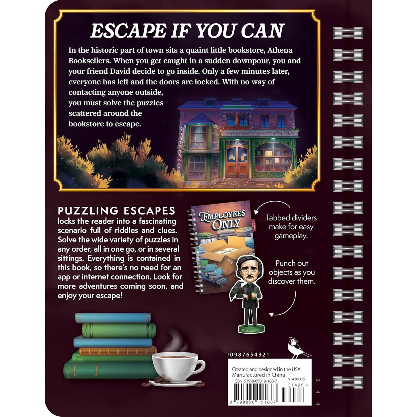 TRAPPED IN THE BOOKSTORE LOGIC PUZZLE BOOK
