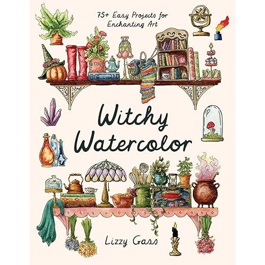 WITCHY WATERCOLOR BY LIZZY GASS