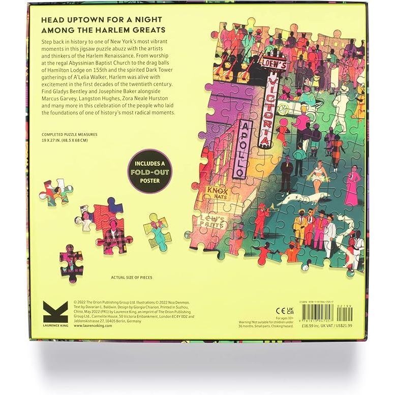 THE WORLD OF THE HARLEM RENAISSANCE 1000 PIECE JIGSAW PUZZLE