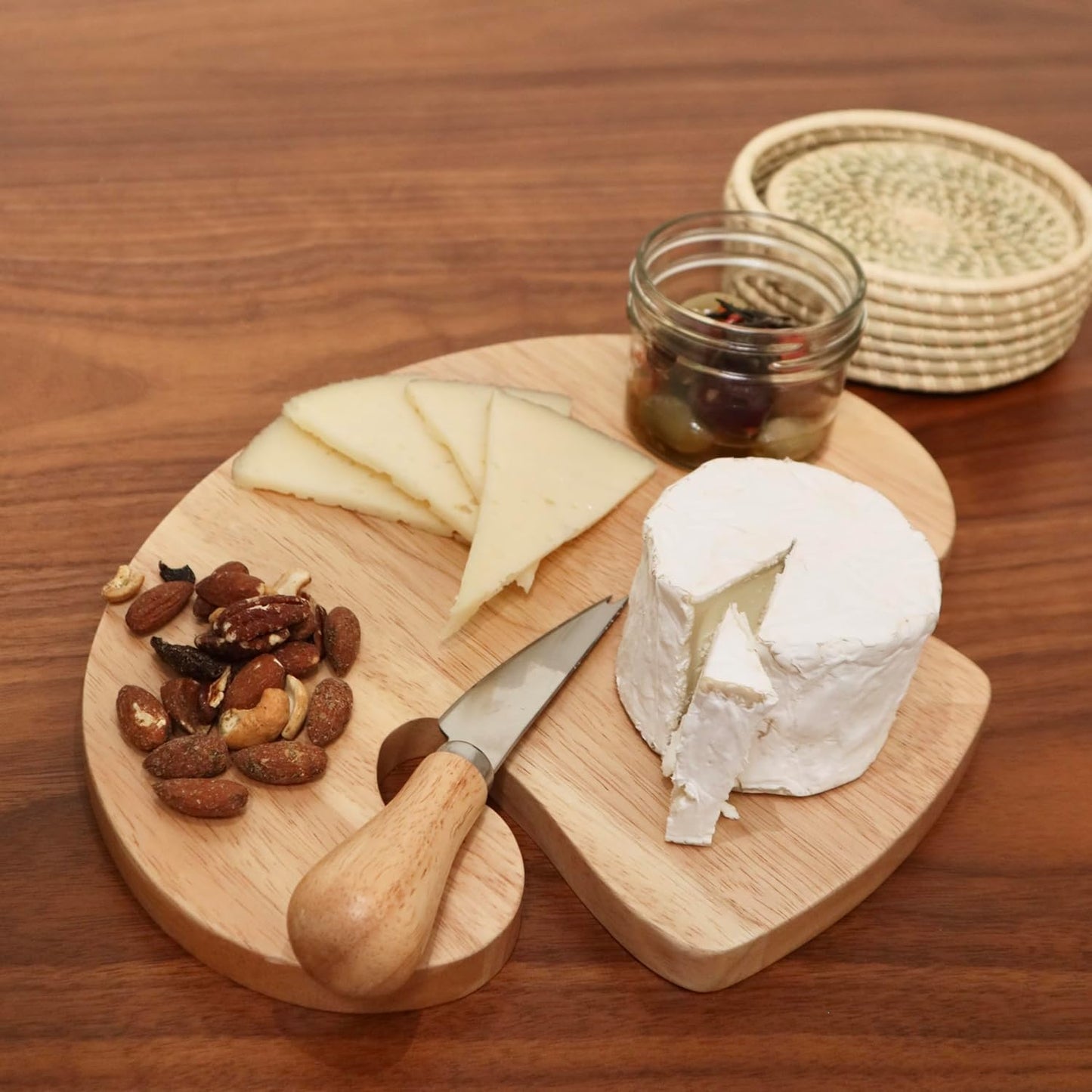 MUSHROOM CUTTING BOARD AND KNIFE SET