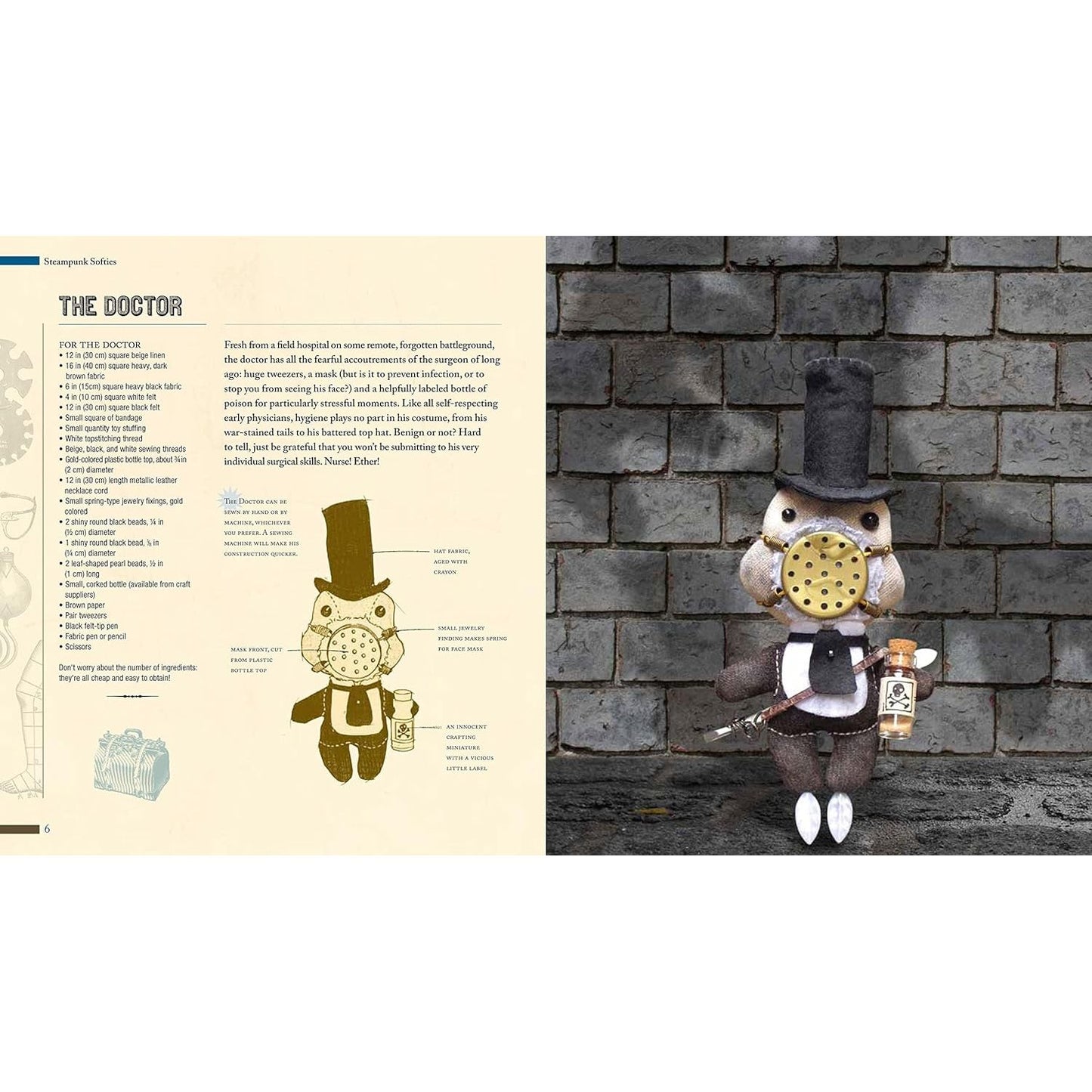 STEAMPUNK SOFTIES BY SARAH SKEATE AND NICOLA TEDMAN