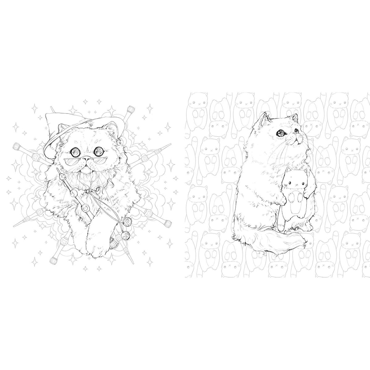 POP MANGA: CATITUDE COLORING BOOK BY CAMILLA D'ERRICO