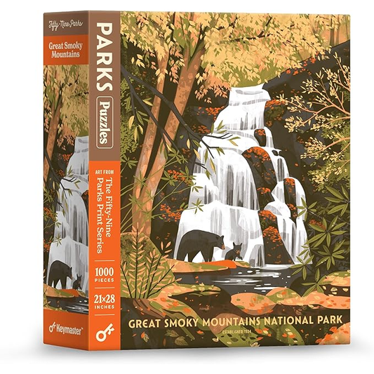 PARKS GREAT SMOKY MOUNTAINS 1000PC