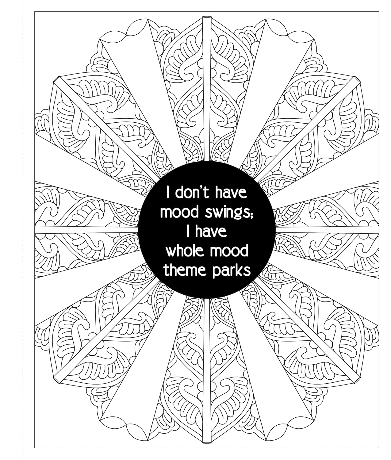 F*CK MENOPAUSE: A SWEARY COLORING BOOK OF CALMING MANDALAS FOR COOLING THE FIRE WITHIN BY CAITLIN PETERSON