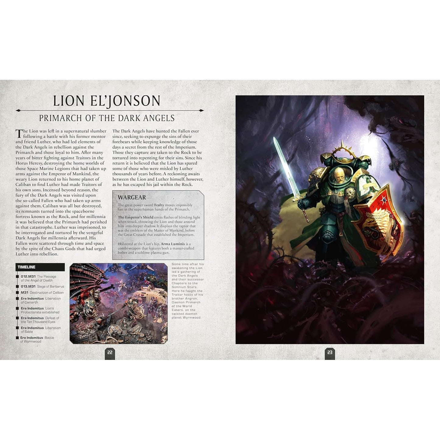 WARHAMMER 40K CHARACTER ENCYCLOPEDIA (INCLUDES LIEUTENANT TITUS MINI) BY DK BOOKS