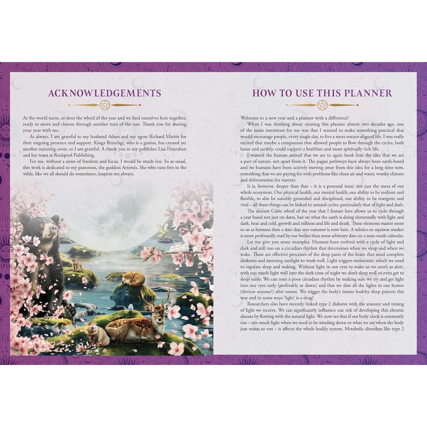 LUNAR AND SEASONAL WEEKLY PLANNER 2026