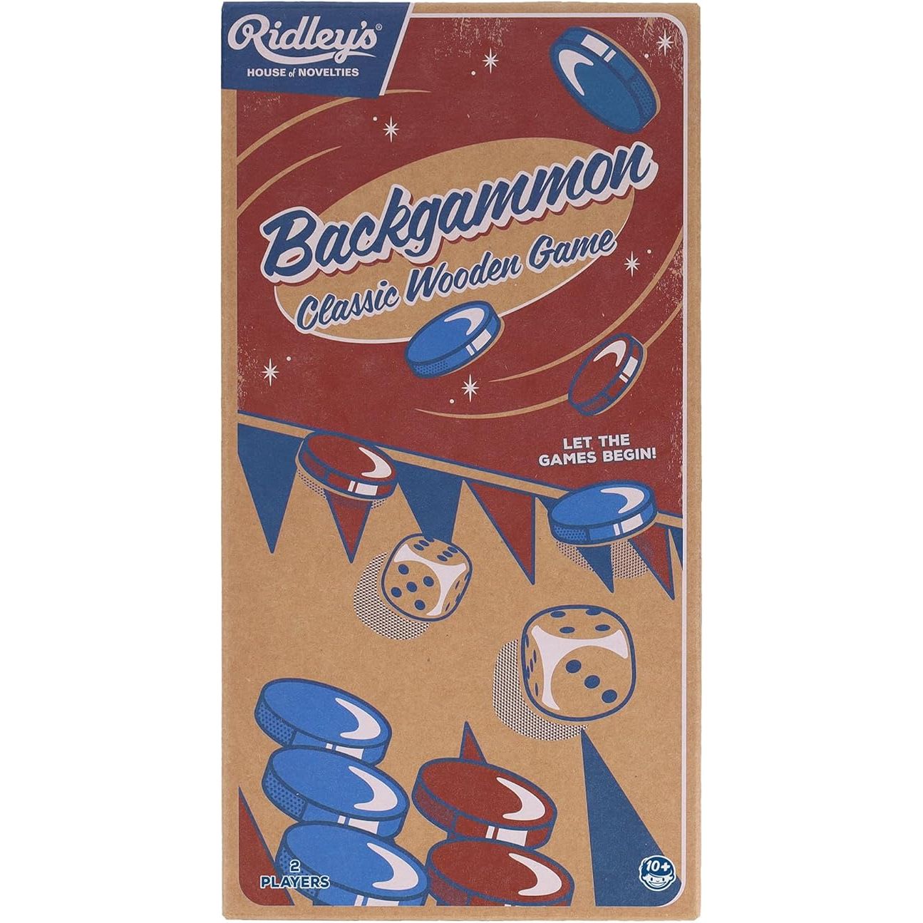 BACKGAMMON - RIDLEY'S HOUSE OF NOVELTIES RETRO DESIGN