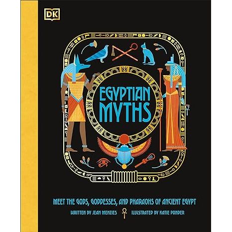 EGYPTIAN MYTHS BY JEAN MENZIES (DK BOOK)