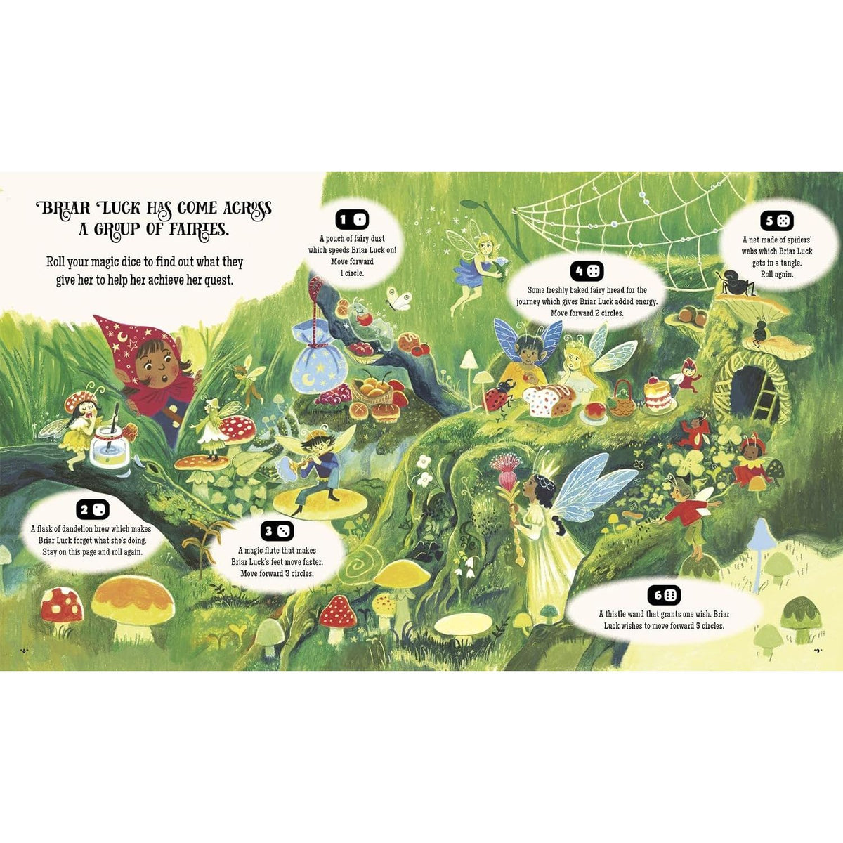 A ROLL OF THE DICE: ENCHANTED FOREST ADVENTURE BOOK BY LAUREN DE GRAAF
