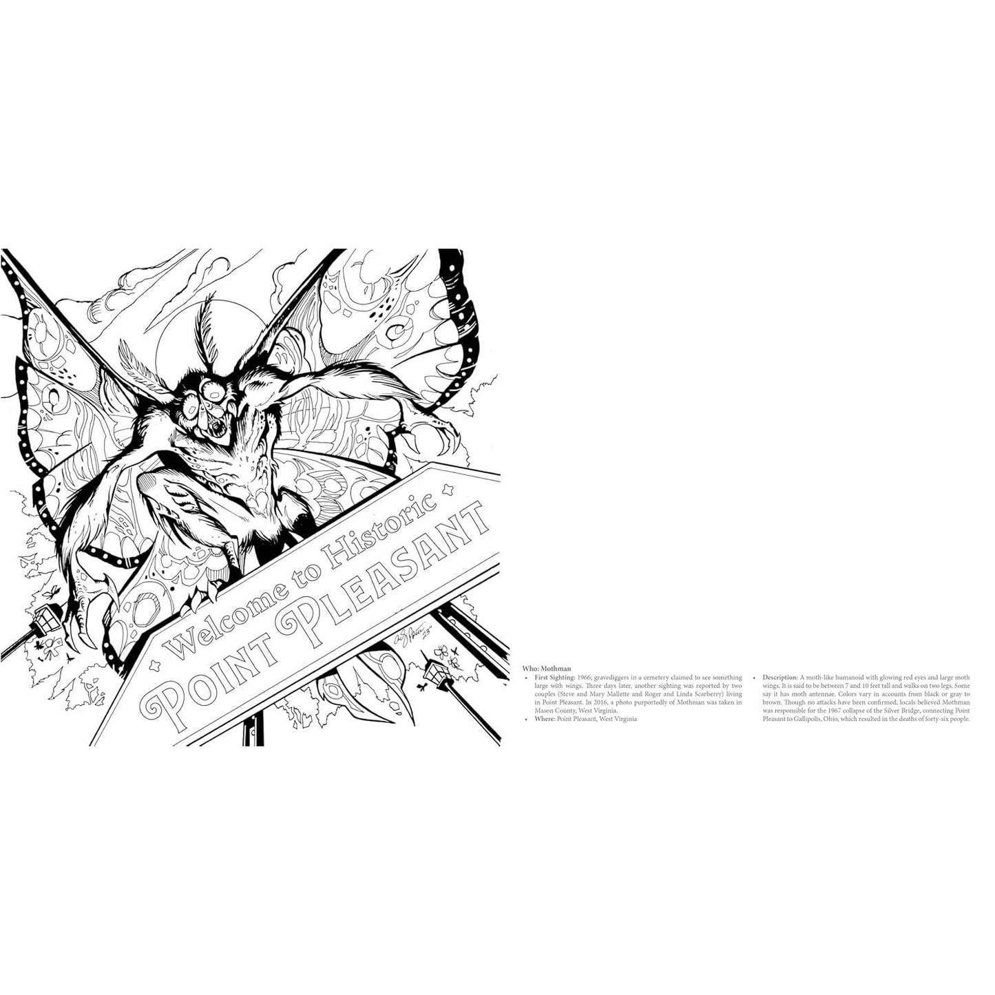 CRYPTID CREATURES COLORING BOOK