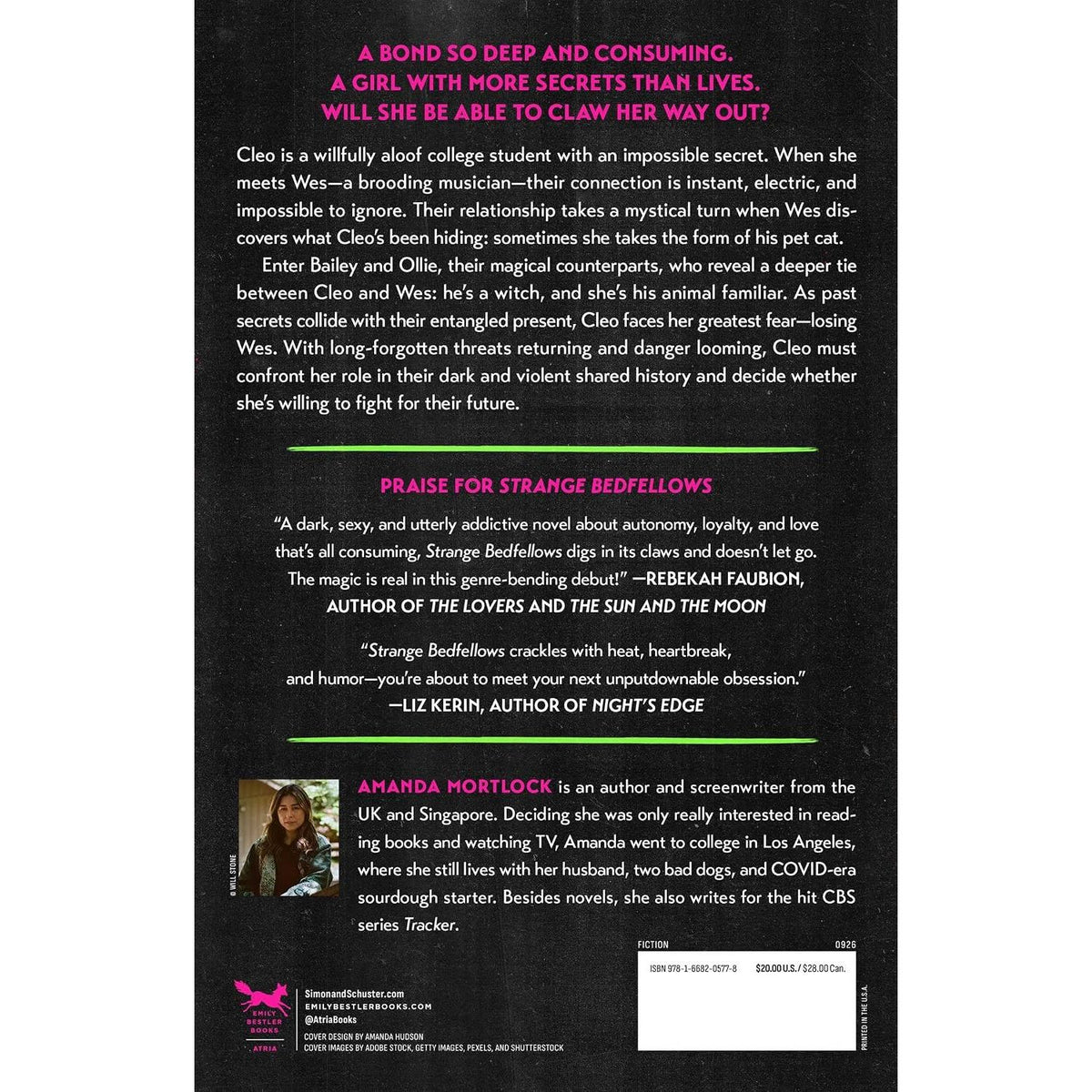 STRANGE BEDFELLOWS: A NOVEL BY AMANDA MORTLOCK