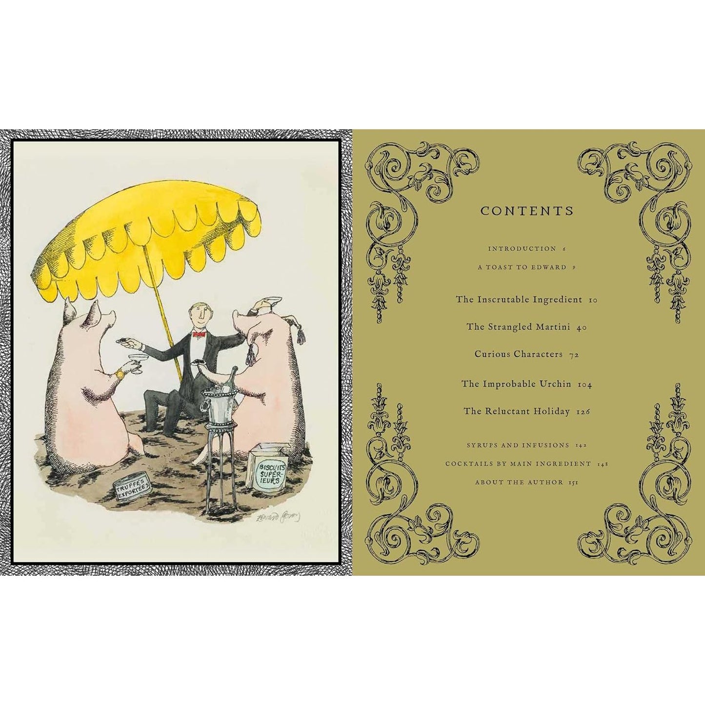 UNEASY ELIXIRS: 50 CURIOUS COCKTAILS INSPIRED BY EDWARD GOREY BY VIRGINIA MILLER