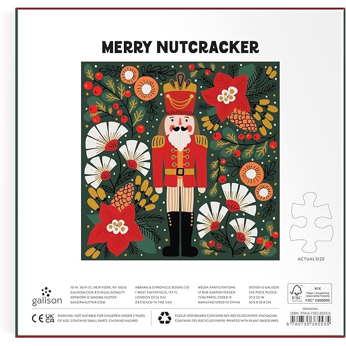 MERRY NUTCRACKER 500PC PUZZLE