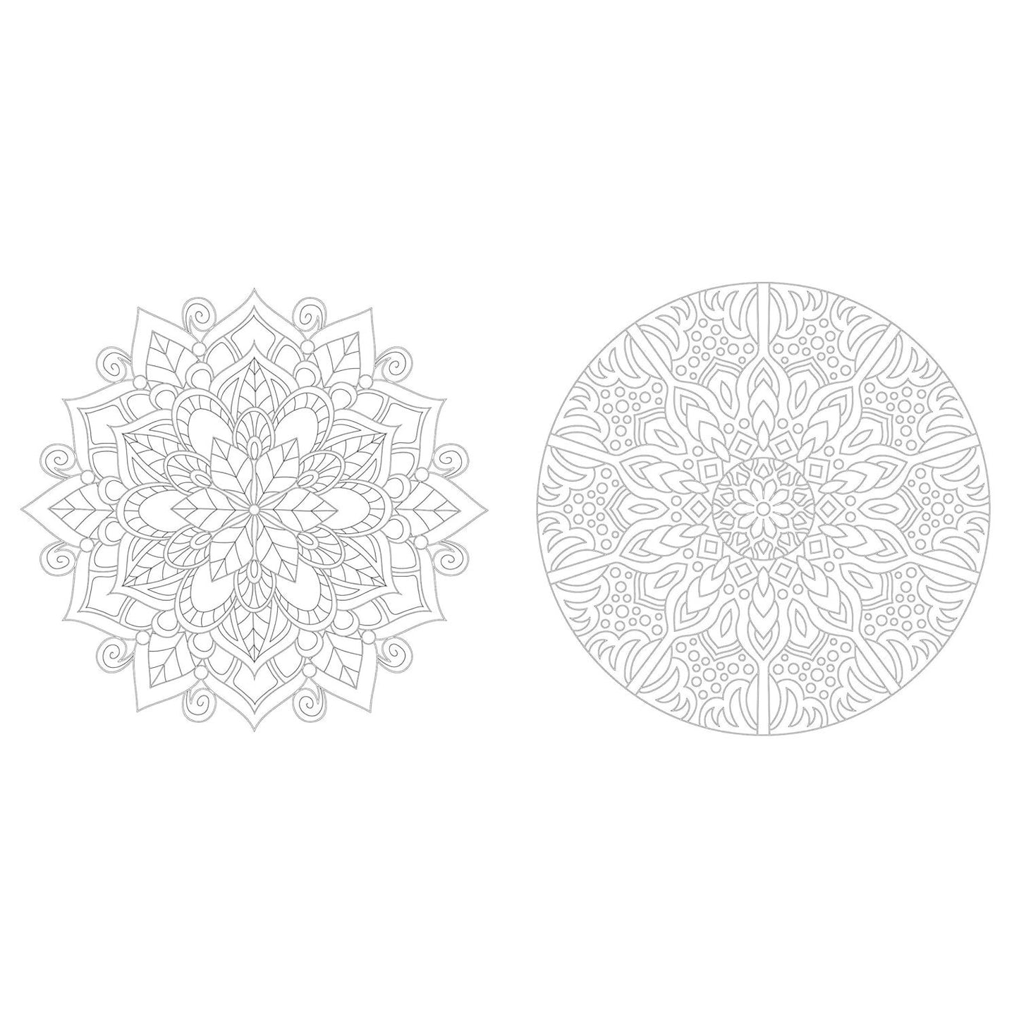 THE MANDALA COLORING BOOK