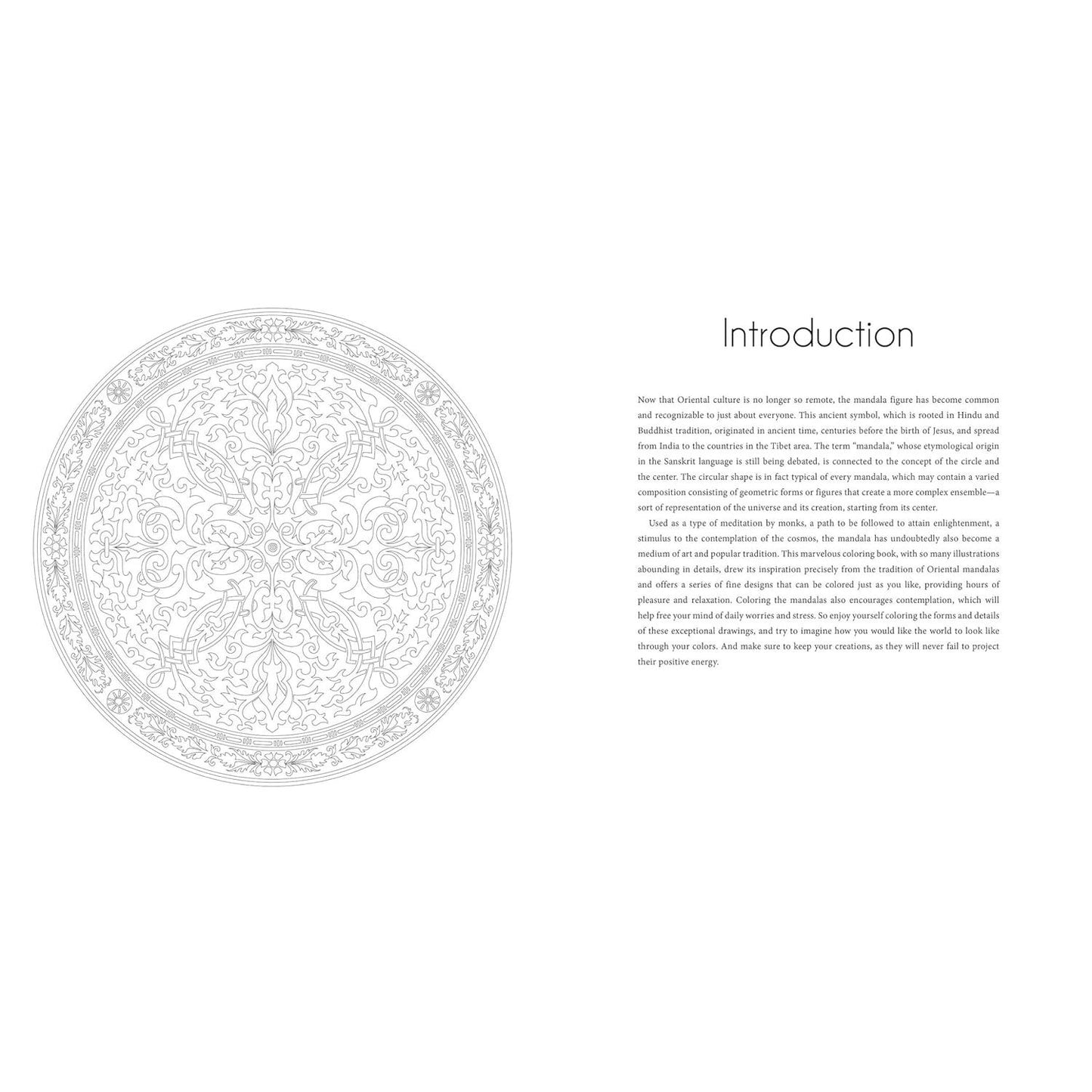 THE MANDALA COLORING BOOK