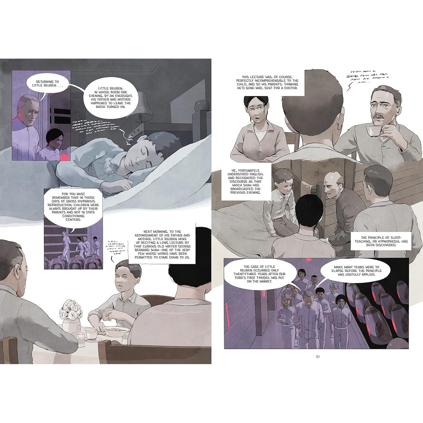 BRAVE NEW WORLD BY ALDOUS HUXLEY (GRAPHIC NOVEL)