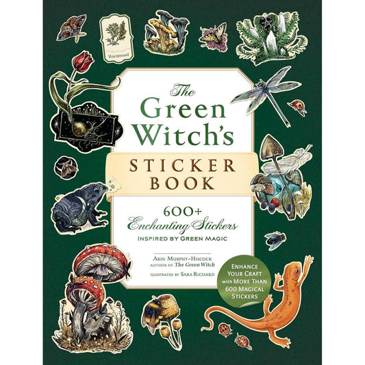 THE GREEN WITCH'S STICKER BOOK 600+ STICKERS!