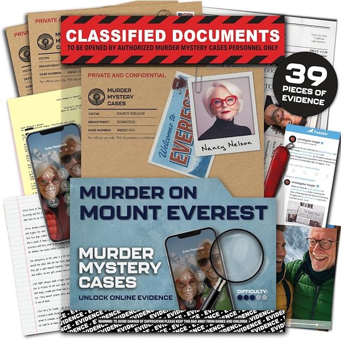 MURDER MYSTERY CASES MURDER ON MOUNT EVEREST