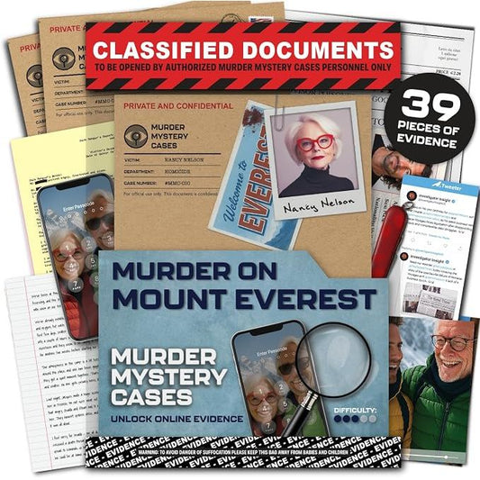 MURDER MYSTERY CASES MURDER ON MOUNT EVEREST