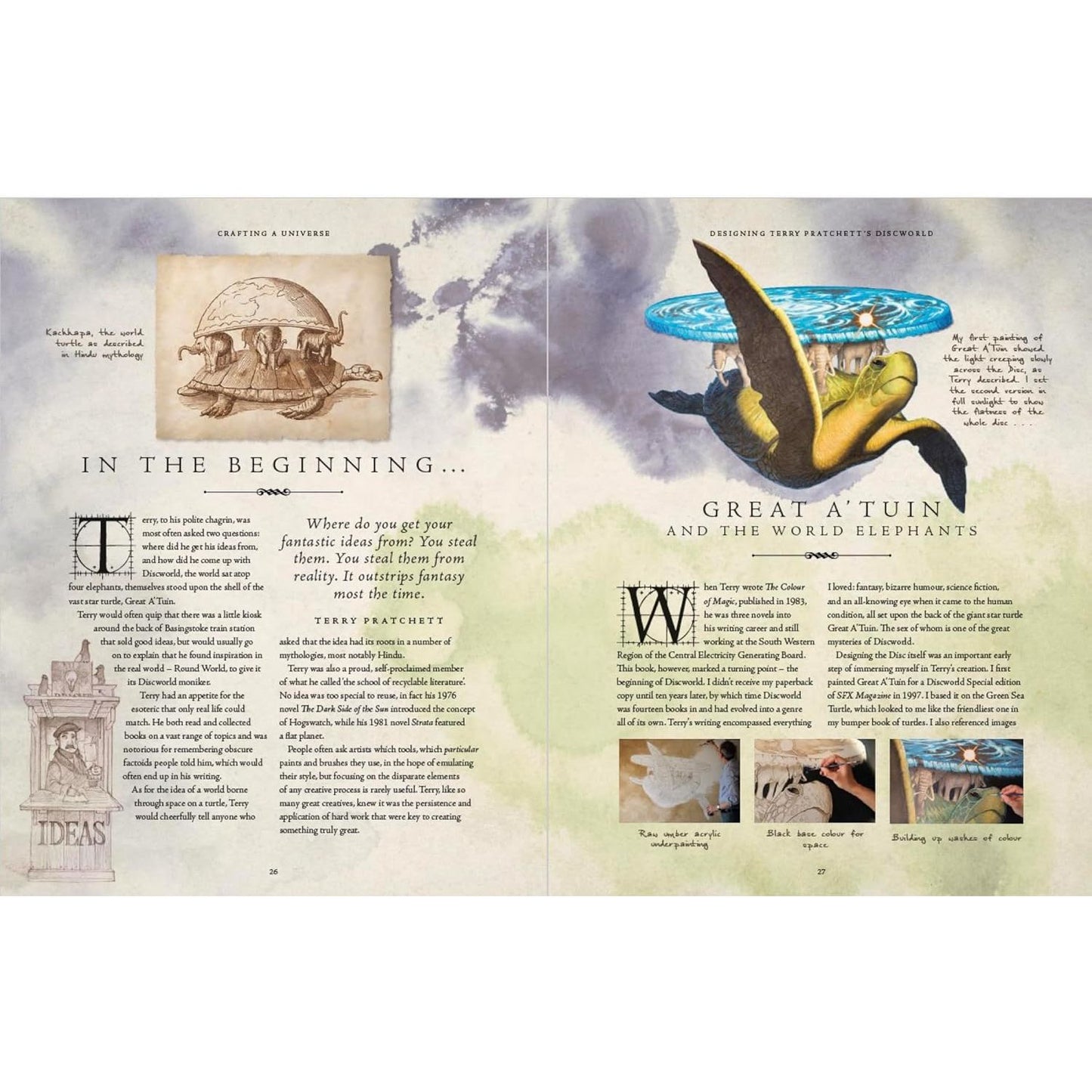 DESIGNING TERRY PRATCHETT'S DISCWORLD BY PAUL KIDBY