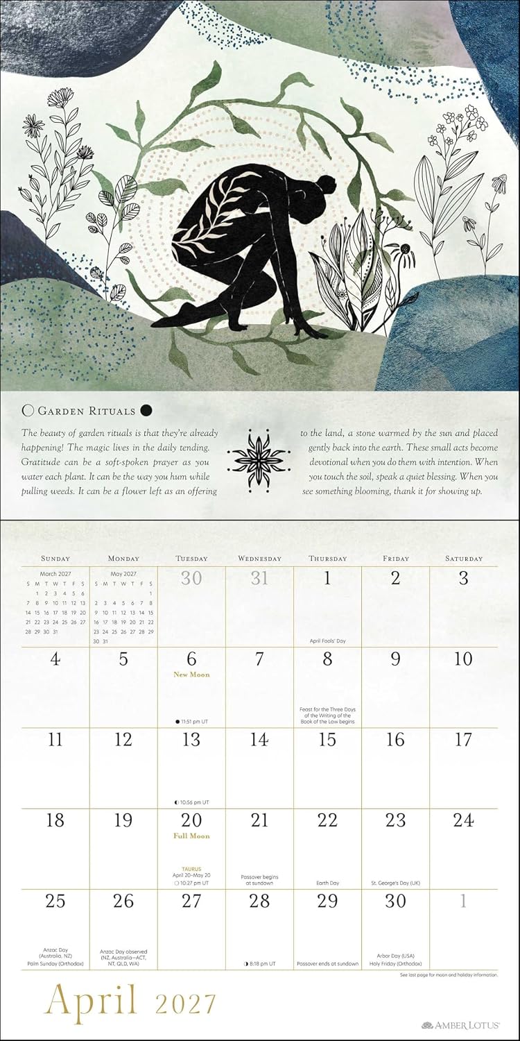 YEAR OF THE WITCH 2027 WALL CALENDAR: SEASONAL INTUITIVE MAGIK BY TEMPERANCE ALDEN
