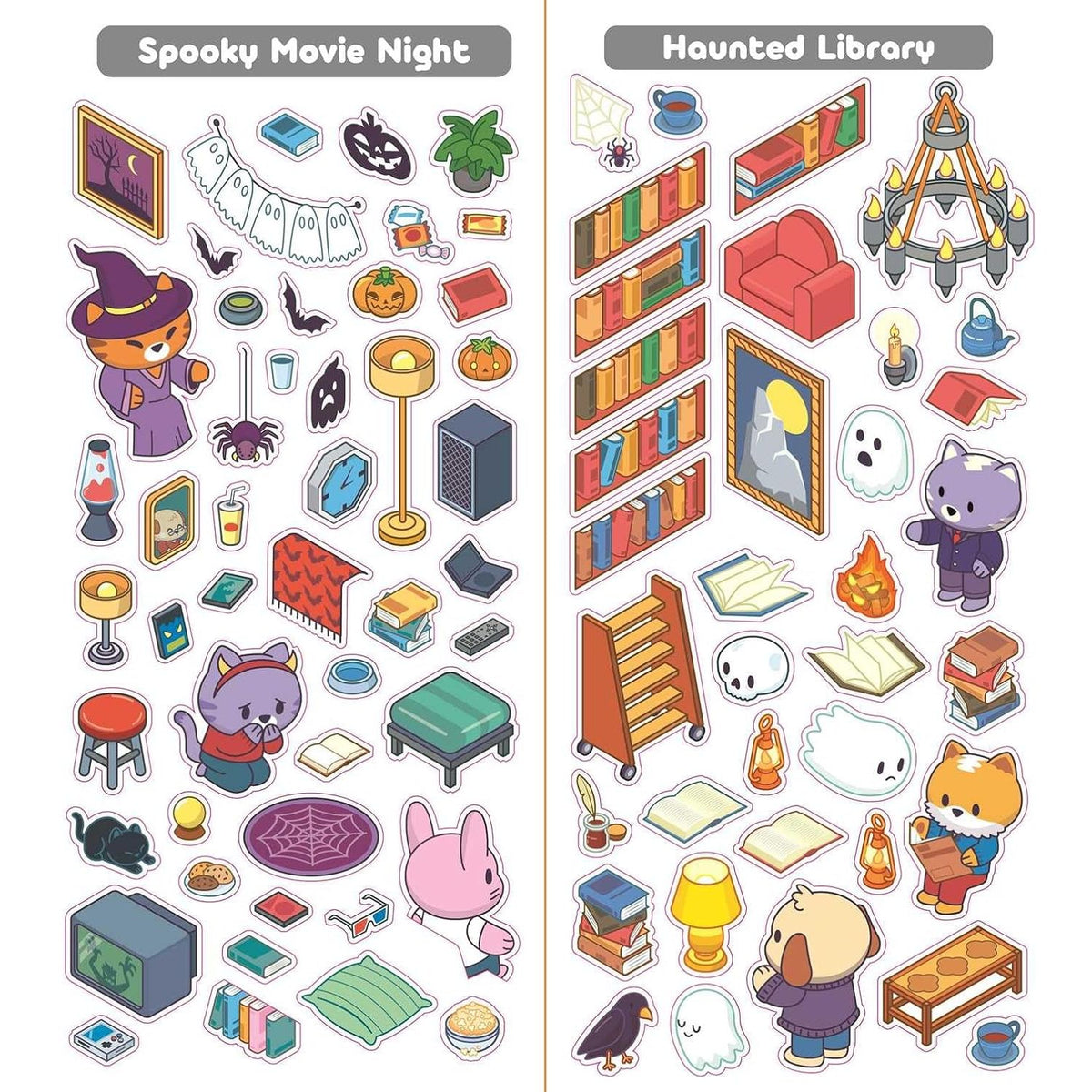 STICKER THERAPY: COZY CREEPY CREATIONS