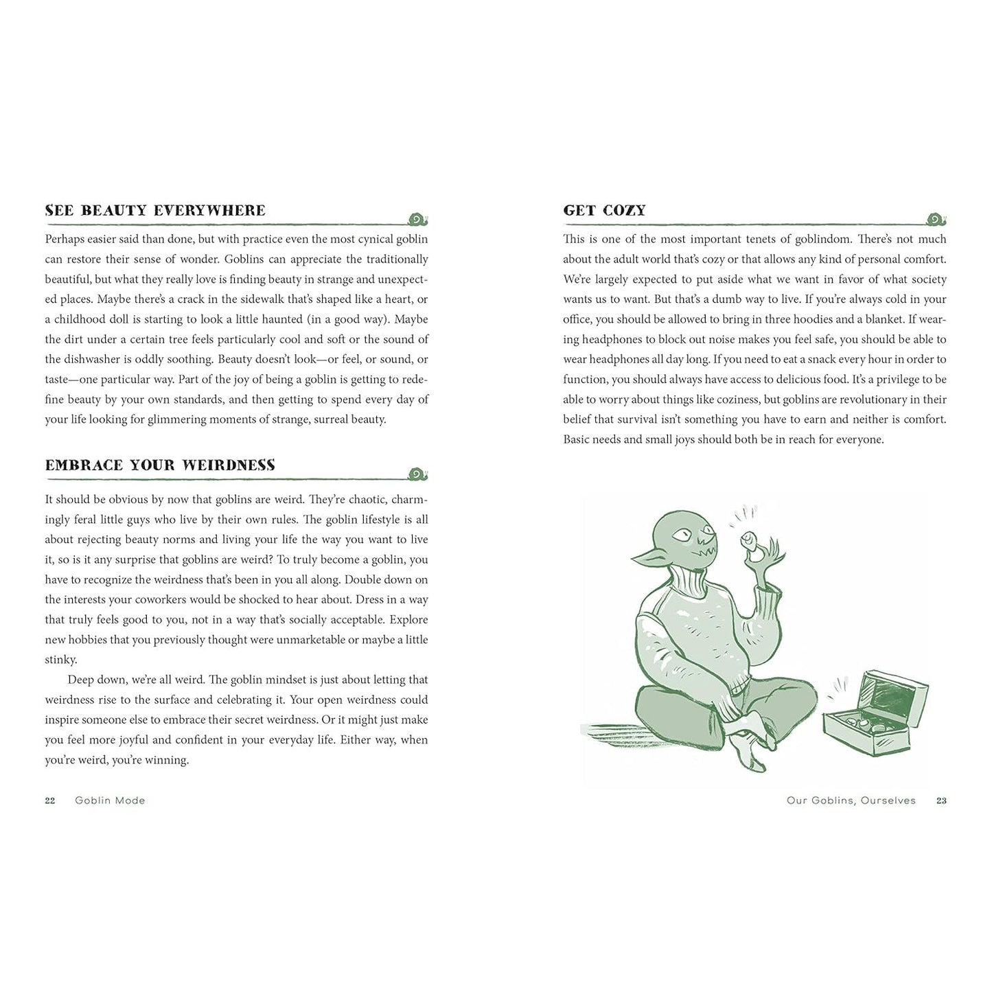 GOBLIN MODE: HOW TO GET COZY, EMBRACE PERFECTIONS, AND THRIVE IN THE MUCK BY MCKAYLA COYLE