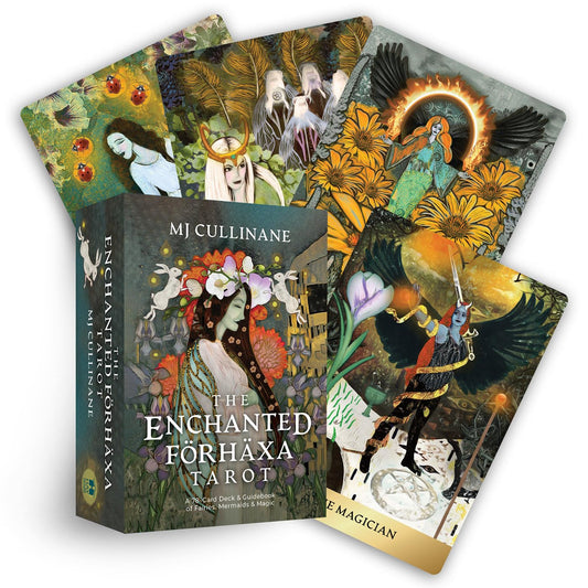 THE ENCHANTED FÖRHÄXA TAROT: A 78-CARD DECK & GUIDEBOOK OF FAIRIES, MERMAIDS & MAGIC BY MJ CULLINANE