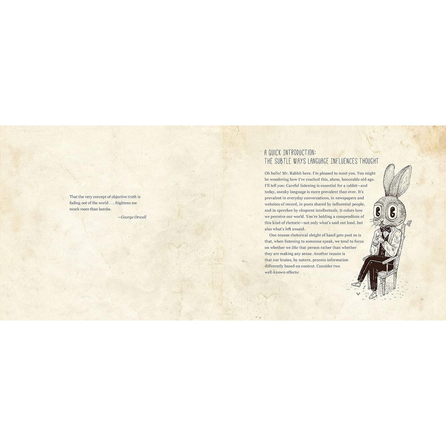 AN ILLUSTRATED BOOK OF LOADED LANGUAGE BY ALI ALMOSSAWAI
