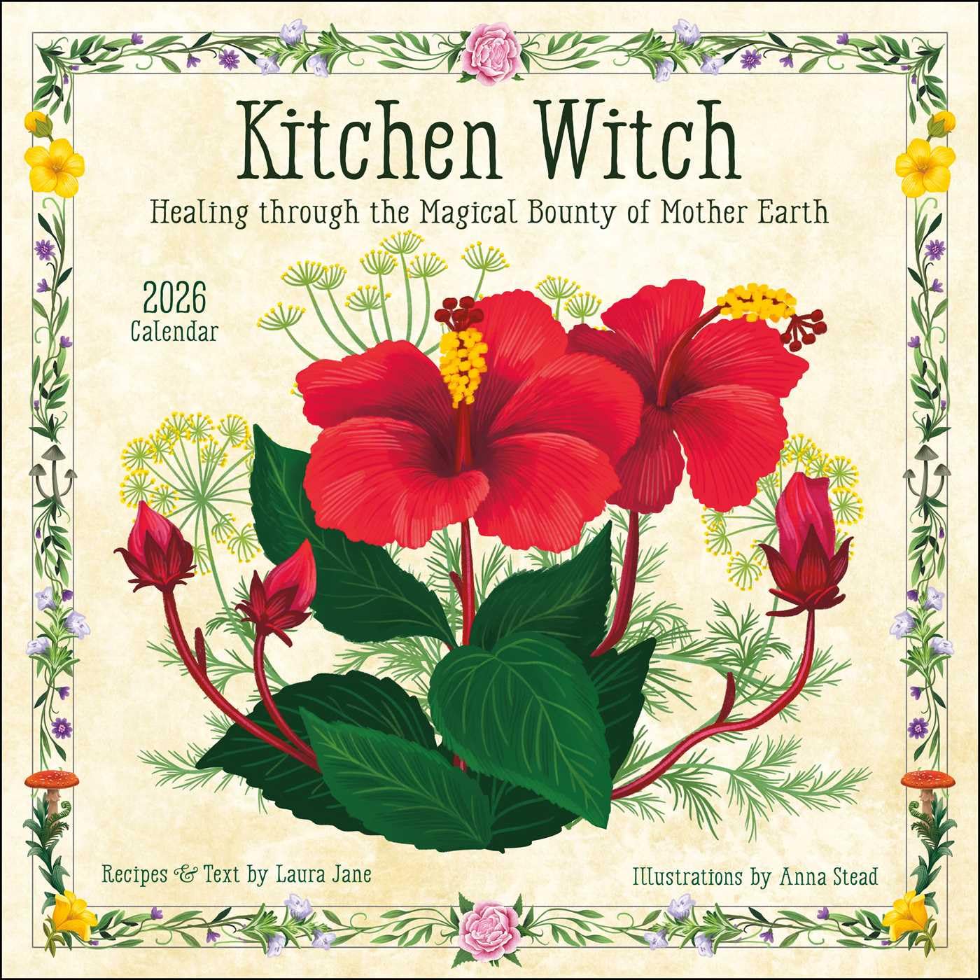 KITCHEN WITCH WALL CALENDAR 2026
