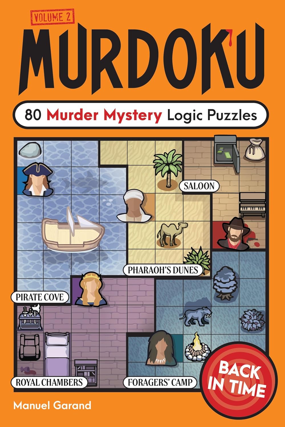 MURDOKU 80 MURDER MYSTERY LOGIC PUZZLES BY MANUEL GARAND