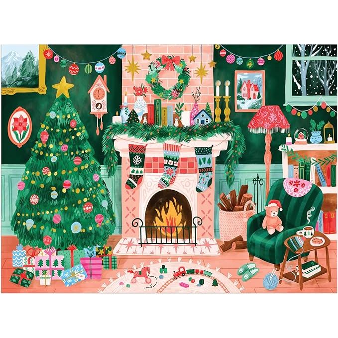 COZY BY THE FIREPLACE 1000PC PUZZLE