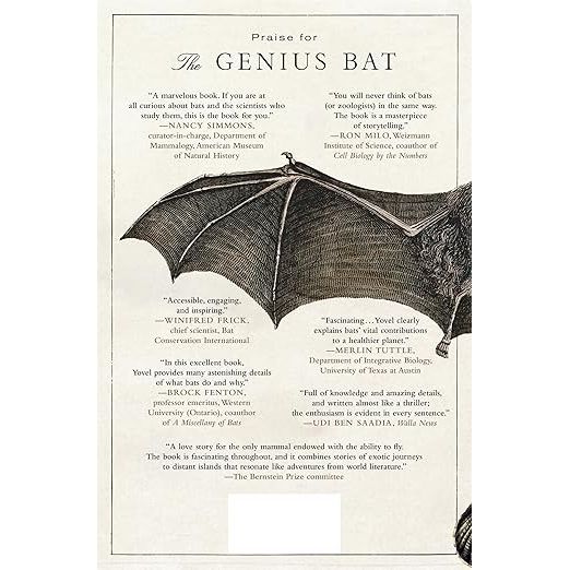 THE GENIUS BAT: THE SECRET LIFE OF THE ONLY FLYING MAMMAL BY YOSSI YOVEL