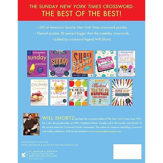 THE NEW YORK TIMES SUNDAY CROSSWORD OMNIBUS VOLUME 12: 200 WORLD-FAMOUS SUNDAY PUZZLES FROM THE PAGES OF THE NEW YORK TIMES