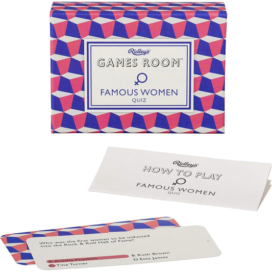 GAMES ROOM: FAMOUS WOMEN TRIVIA