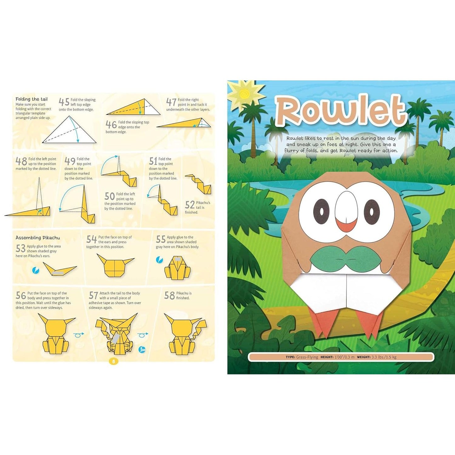 POKEMON ORIGAMI: FOLD YOUR OWN ALOLA REGION POKEMON