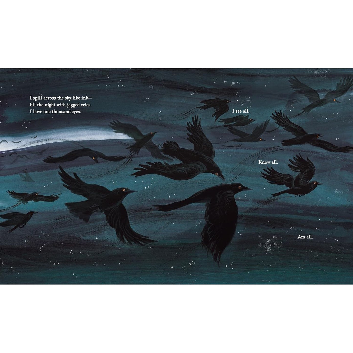 I AM WE: HOW CROWS COME TOGETHER TO SURVIVE BY LESLIE BARNARD BOOTH & ILLUSTRATED BY ALEXANDRA FINKELDEY