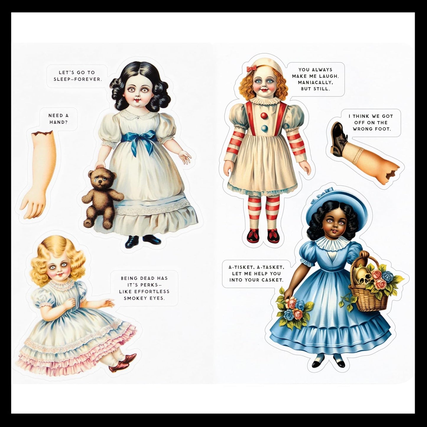 HAUNTED DOLLS STICKER BOOK