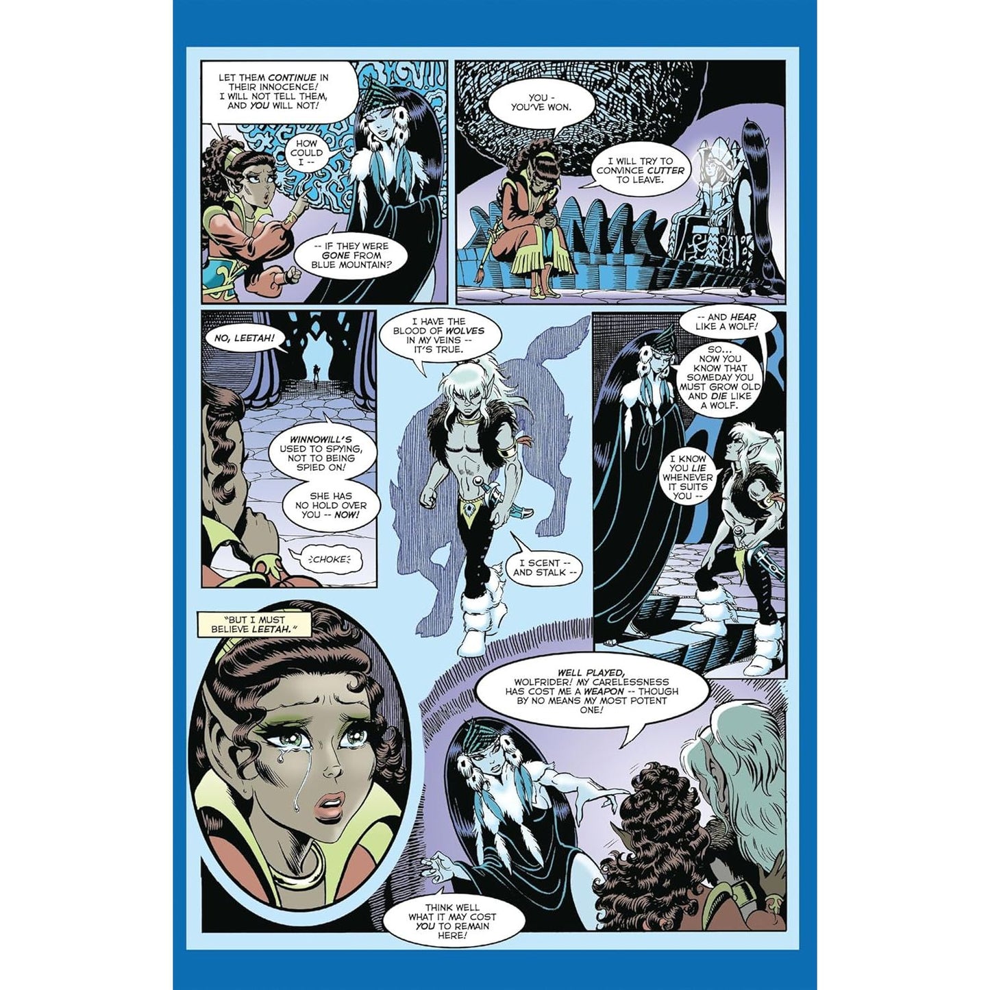 ELFQUEST: BOOK 3 WOLF BLOOD CAGED BY WENDY & RICHARD PINI